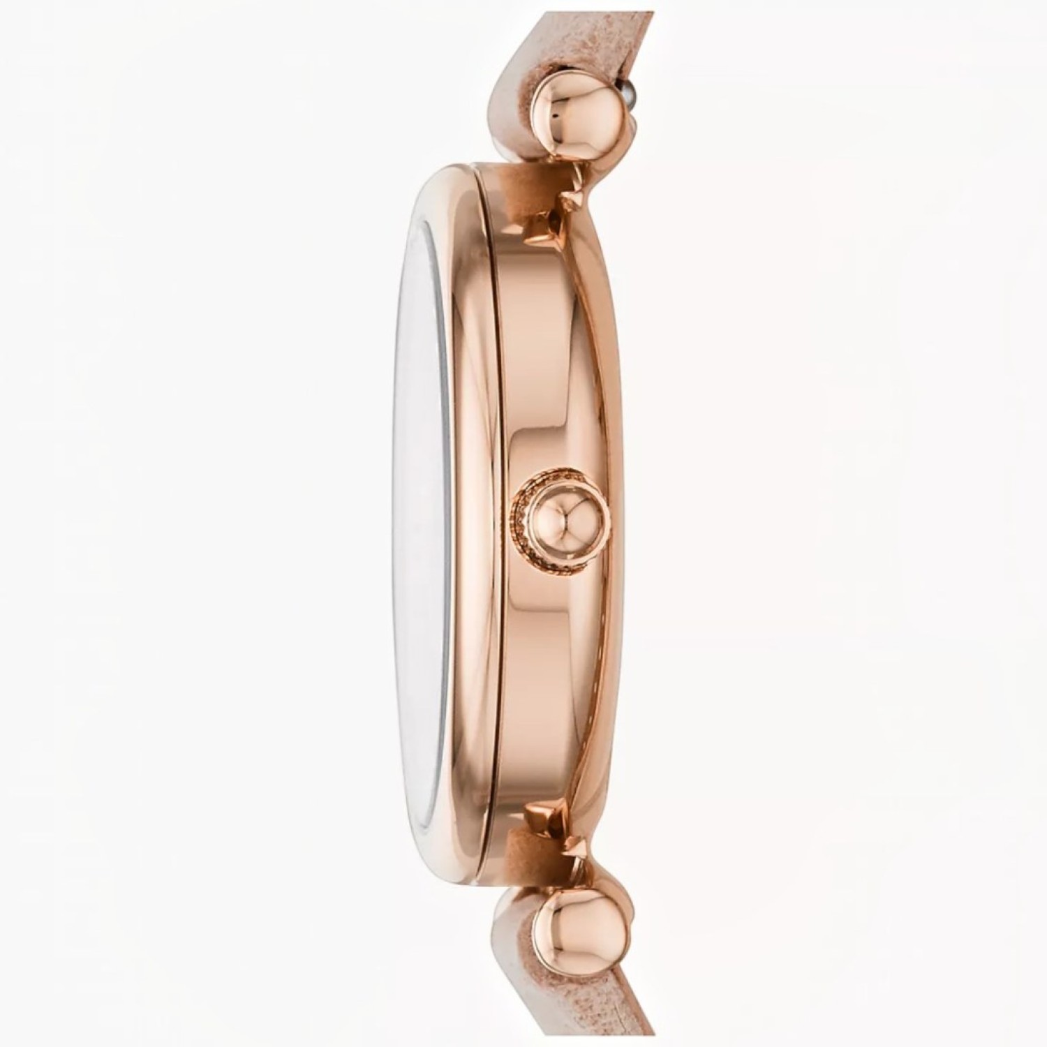 ES4699 Fossil Carlie Mini Nude Watch – Fossil Watches in New Zealand - Buy Men’s and Women’s Watches Online - Free Delivery and Afterpay Options Fossil ES4699 Carlie Mini Watch with White Dial and Nude Leather Strap