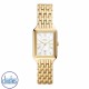 ES5220 Fossil Raquel Gold-Tone Watch ES5220 Fossil Raquel Gold-Tone Watch. ES5220 Fossil Raquel Three-Hand Date Gold-Tone Stainless Steel WatchAfterpay - Split your purchase into 4 instalments - Pay for your purchase over 4 instalments, due every two weeks.