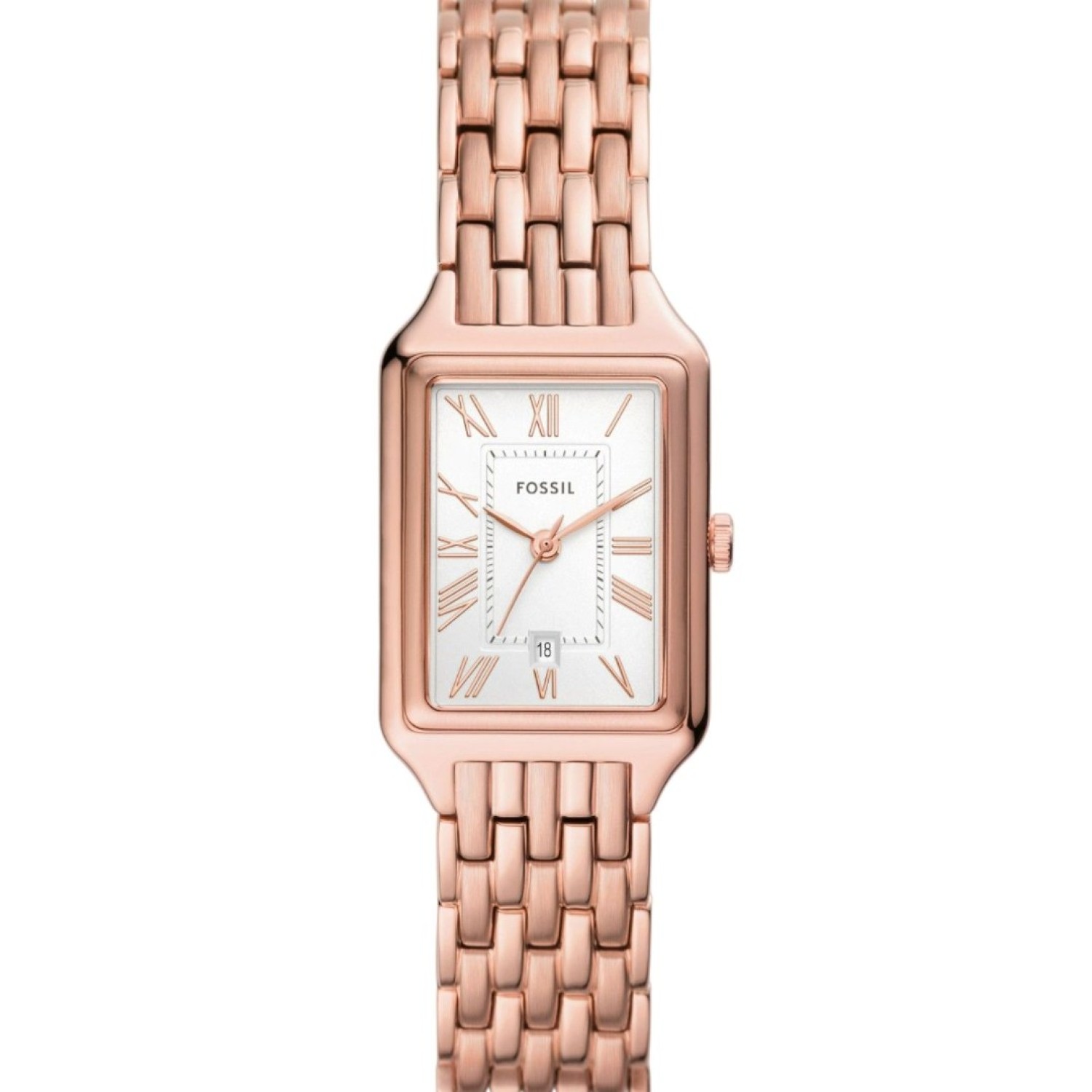 ES5271 Fossil Raquel Three-Hand Date Rose Gold-Tone Stainless Steel Watch – Fossil Watches in New Zealand - Buy Men’s and Women’s Watches Online - Free Delivery and Afterpay Options ES5271 Fossil Raquel Three-Hand Date Rose Gold-Tone Stainless Steel Watch by Fossil