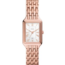 ES5271 Fossil Raquel Three-Hand Date Rose Gold-Tone Stainless Steel Watch