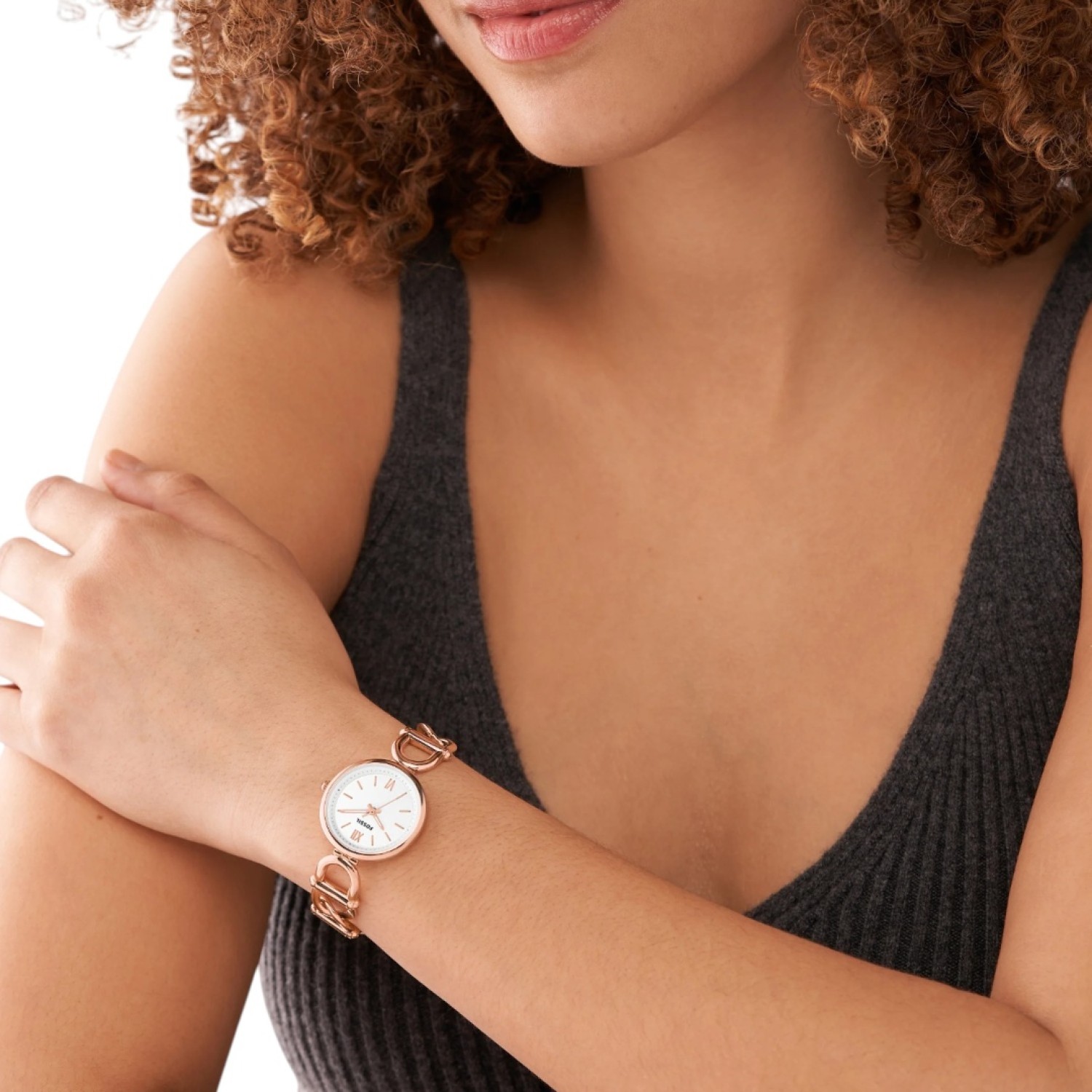ES5273 Fosill Carlie Rose- Gold Tone Watch by Fossil