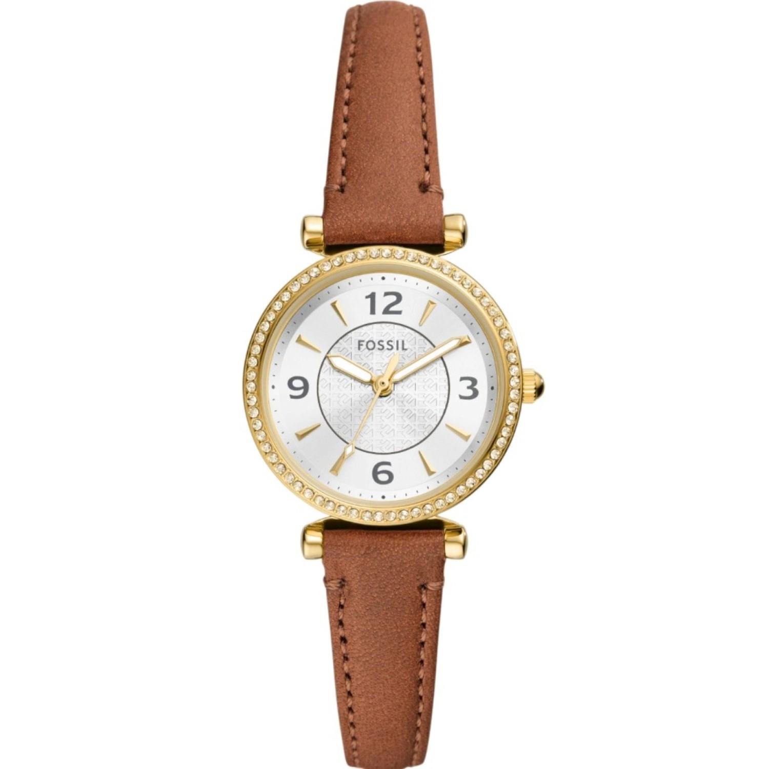 ES5297 Fossil Carlie Three-Hand Medium Brown Leather Watch – Fossil Watches in New Zealand - Buy Men’s and Women’s Watches Online - Free Delivery and Afterpay Options ES5297 Fossil Carlie Three-Hand Medium Brown Leather Watch by Fossil