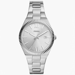 ES5300 Fossil Scarlette Three-Hand Date Stainless Steel Watch