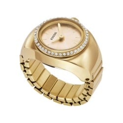 ES5319 Fossil Watch Ring Two-Hand Gold-Tone Stainless Steel