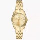 ES5338 Fossil Scarlette Three-Hand Date Gold-Tone Ladies Watch Fossil ES5338 Scarlette Women's Watch with Sunray Gold Dial and Stainless Steel Bracelet