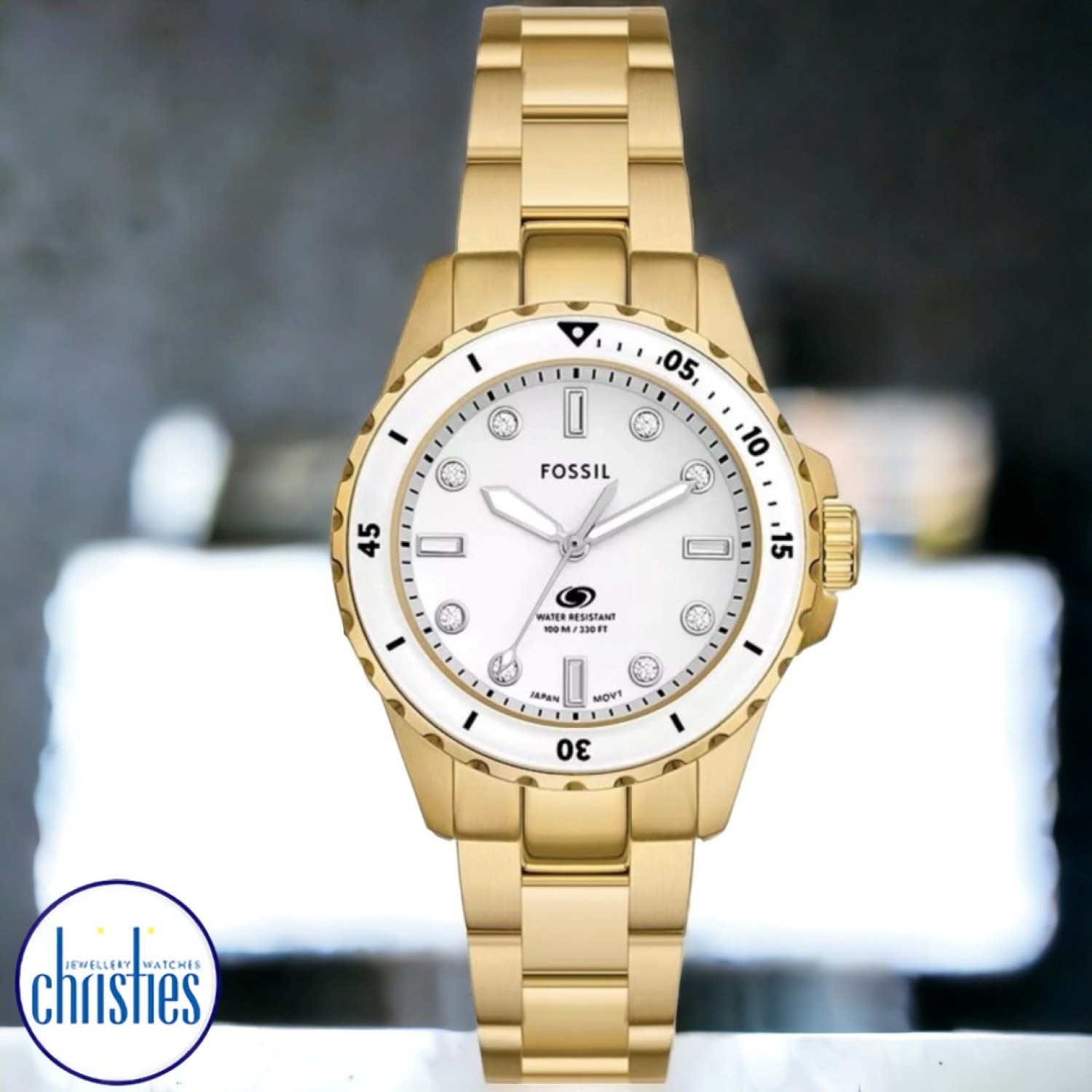 Christies Jewellery - ES5350 Fossil Blue Dive Gold-Tone Watch Watches Auckland NZ ES5350 Fossil Blue Dive Gold-Tone Watch ES5350 Fossil Watches in New Zealand - Buy Men’s and Women’s Watches Online - Free Delivery and Afterpay Options