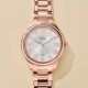 Fossil Gilmore ES5394 Rose Gold Watch Fossil Gilmore ES5394 women's rose gold watch featuring a silver dial and date window