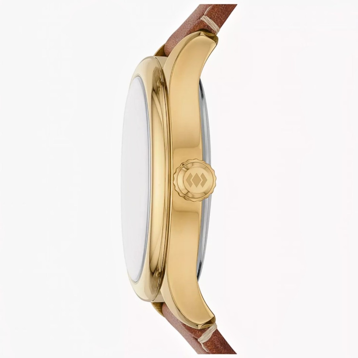 Fossil Gilmore ES5397 Medium Brown Leather Watch Fossil Gilmore ES5397 Medium Brown Leather Watch featuring a silver dial and date window