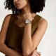 Fossil Gilmore ES5397 Medium Brown Leather Watch Fossil Gilmore ES5397 Medium Brown Leather Watch featuring a silver dial and date window