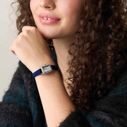 ES5436 Fossil Raquel Mini Two‑Hand Blue Velvet Watch