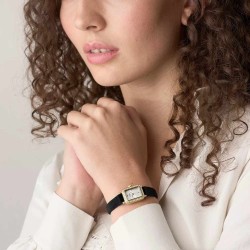 ES5437 Fossil Raquel Mini Two-Hand Black Velvet Watch