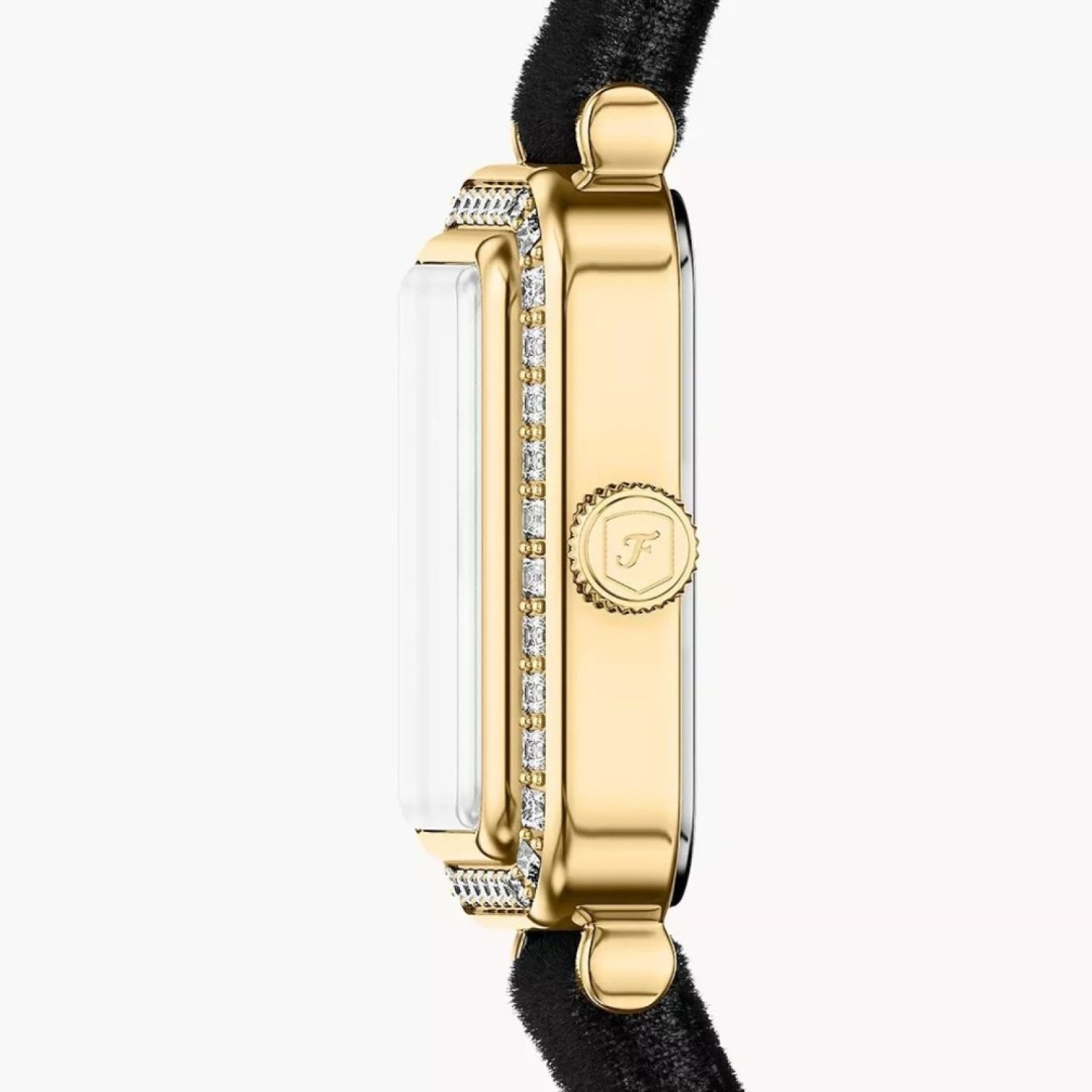 ES5437 Fossil Raquel Mini Two-Hand Black Velvet Watch – Fossil Watches in New Zealand - Buy Men’s and Women’s Watches Online - Free Delivery and Afterpay Options ES5437 Fossil Raquel Mini Two-Hand Black Velvet Watch by Fossil