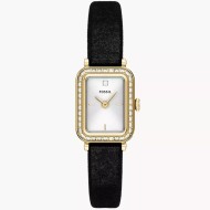 ES5437 Fossil Raquel Mini Two-Hand Black Velvet Watch
