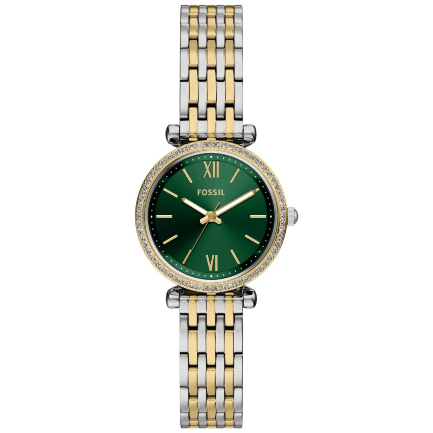 ES5439 Fossil Carlie Three-Hand Two-Tone Stainless Steel Watch – Fossil Watches in New Zealand - Buy Men’s and Women’s Watches Online - Free Delivery and Afterpay Options ES5439 Fossil Carlie Three-Hand Two-Tone Stainless Steel Watch by Fossil