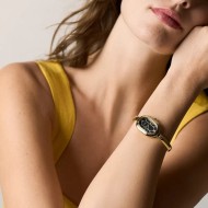 ES5456 Fossil Sloan Three-Hand Gold-Tone Stainless Steel Watch Bangle ES5456 Fossil Sloan Three-Hand Gold-Tone Stainless Steel Watch Bangle