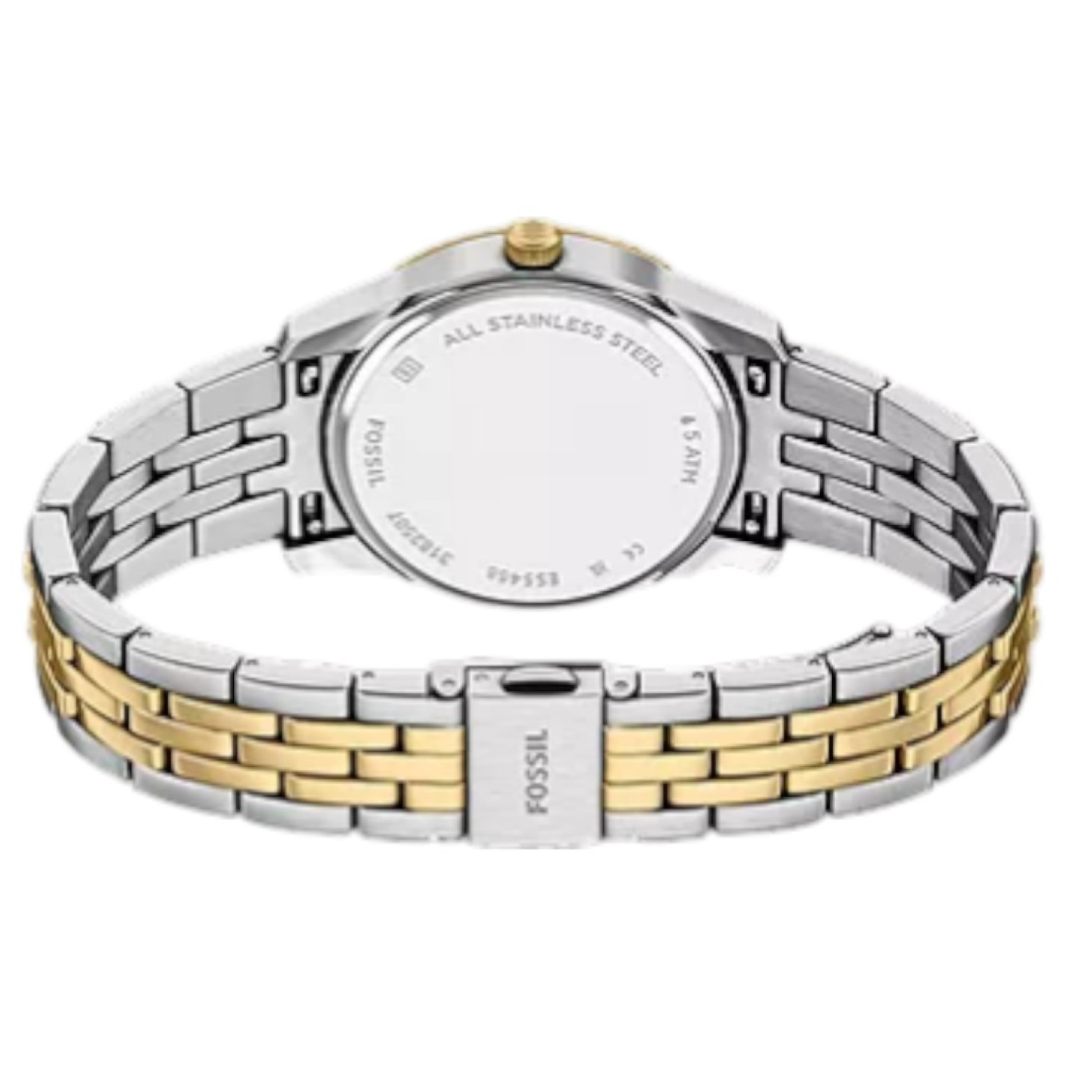 ES5458 Fossil Scarlette Three-Hand Day-Date Two-Tone Stainless-Steel Watch – Fossil Watches in New Zealand - Buy Men’s and Women’s Watches Online - Free Delivery and Afterpay Options ES5458 Fossil Scarlette Three-Hand Day-Date Two-Tone Stainless-Steel Watch by Fossil