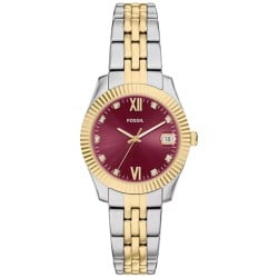 ES5461 Fossil Scarlette Three-Hand Date Two-Tone Stainless Steel Watch
