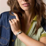 ES5468 Fossil Raquel Mini Three-Hand Two-Tone Stainless-Steel Watch ES5468 Fossil Raquel Mini Three-Hand Two-Tone Stainless-Steel Watch