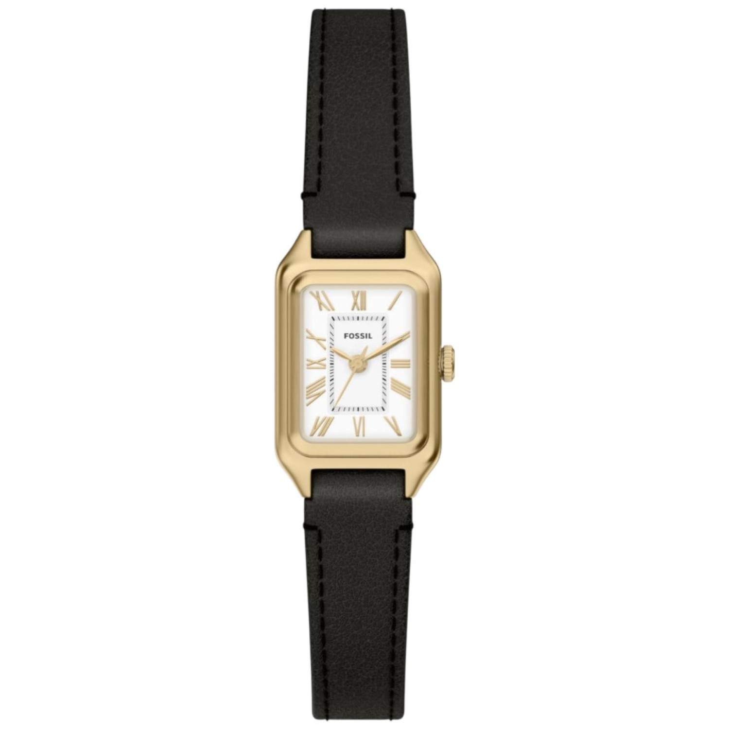 ES5470 Fossil Raquel Mini Three-Hand Black Leather Watch – Fossil Watches in New Zealand - Buy Men’s and Women’s Watches Online - Free Delivery and Afterpay Options ES5470 Fossil Raquel Mini Three-Hand Black Leather Watch by Fossil