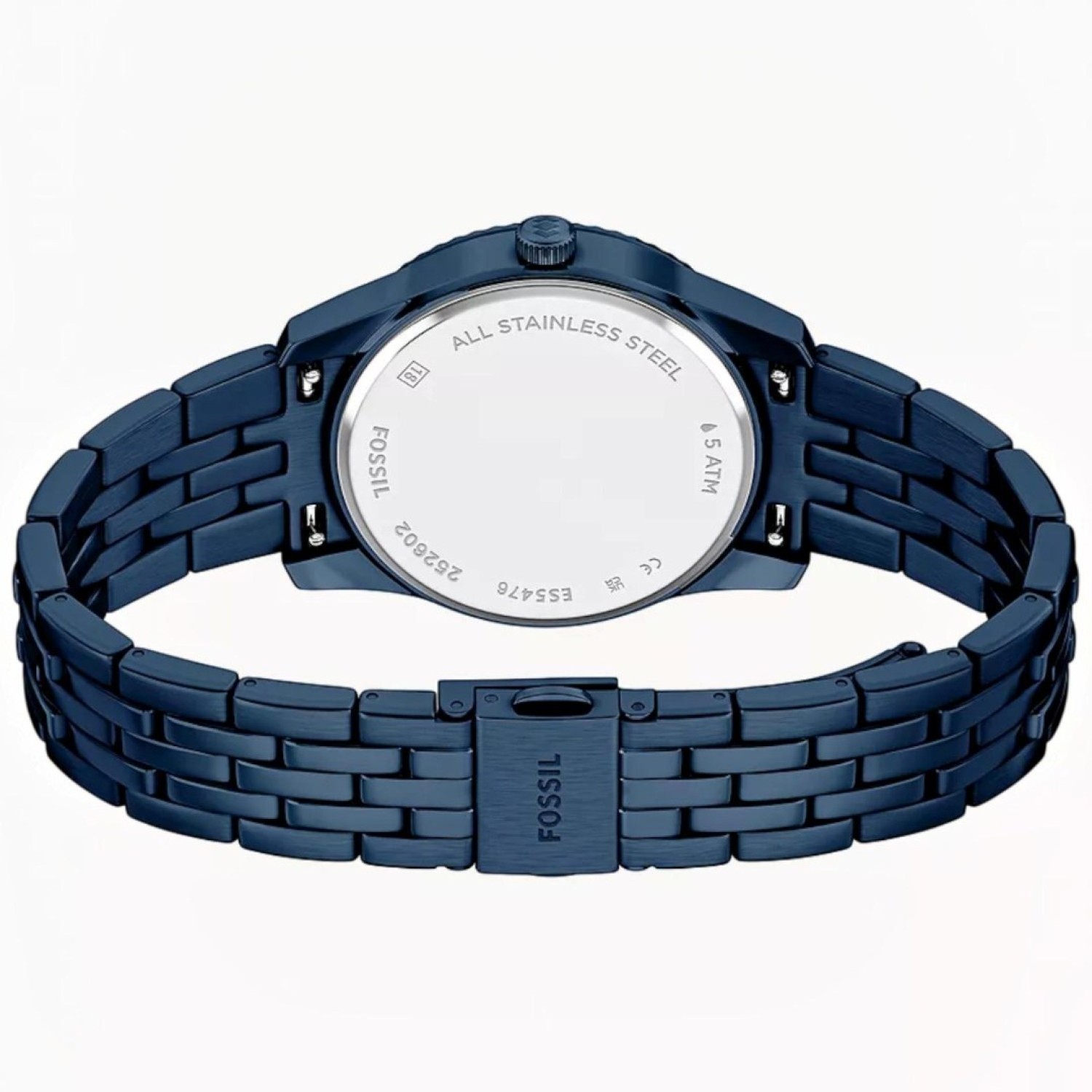 Fossil Scarlette ES5476 Navy Day-Date Stainless Steel Watch Fossil Scarlette ES5476 Navy Day-Date Stainless Steel watch featuring day date and navy blue dial