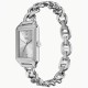 Fossil Raquel ES5477 23mm Stainless Steel Watch Fossil Raquel ES5477 23mm silver stainless steel watch with rectangular dial