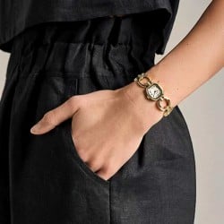 Fossil Harlow ES5483 Mini 20mm Gold-Tone Watch