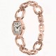Fossil Harlow ES5484 Mini 20mm Rose Gold-Tone Watch Fossil Harlow ES5484 Mini 20mm Rose Gold-Tone watch with cream dial