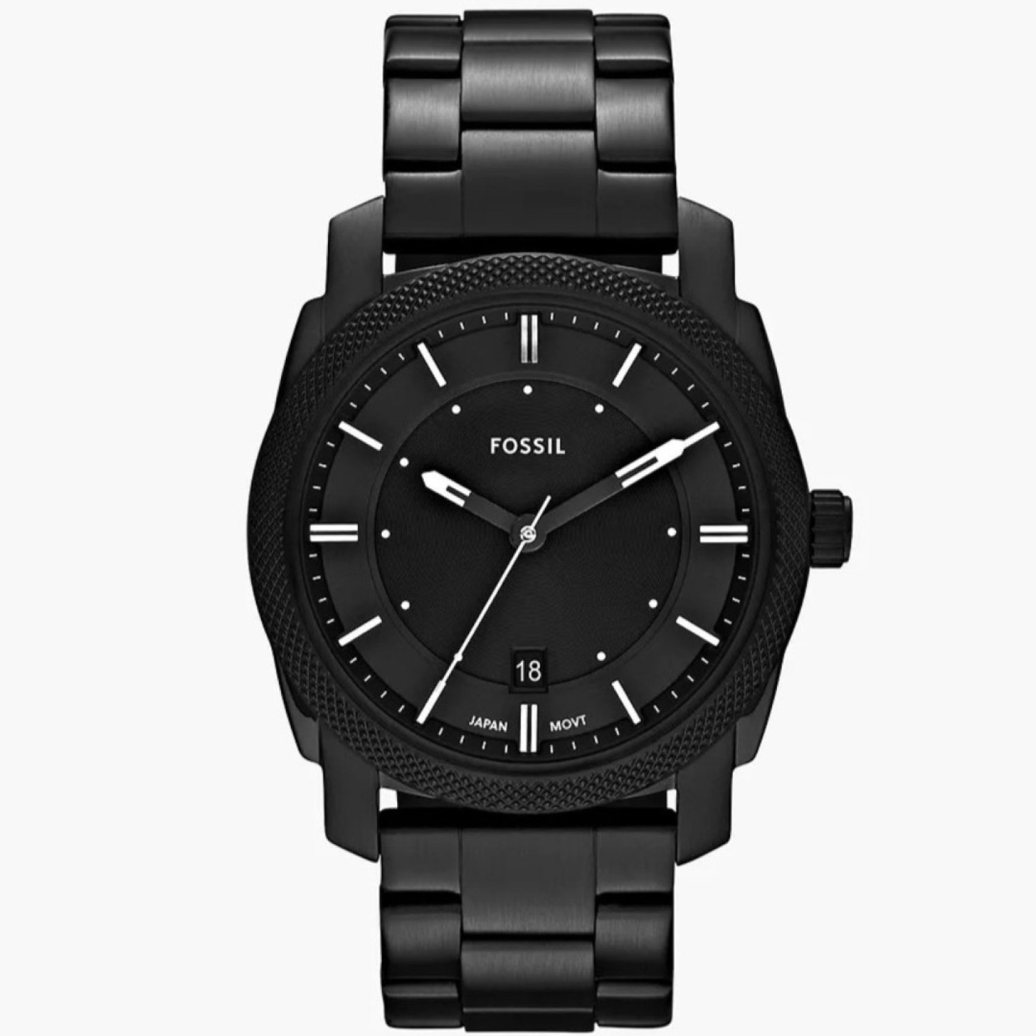 FS4775 Fossil Machine Black Stainless Steel Watch – Fossil Watches in New Zealand - Buy Men’s and Women’s Watches Online - Free Delivery and Afterpay Options FS4775 Fossil Machine Black Stainless Steel Watch by Fossil