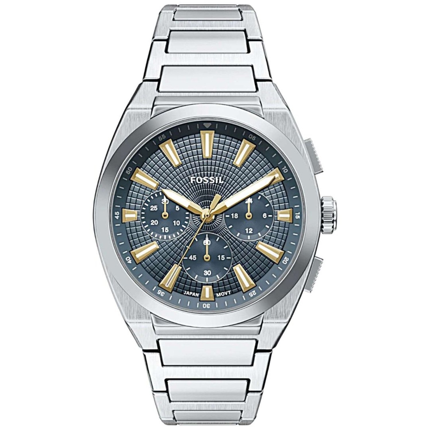 FS5164 Fossil Everett Chronograph Stainless Steel Watch – Fossil Watches in New Zealand - Buy Men’s and Women’s Watches Online - Free Delivery and Afterpay Options FS5164 Fossil Everett Chronograph Stainless Steel Watch by Fossil