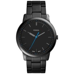 FS5308 Fossil Minimalist Slim Three-Hand Black Stainless Steel Watch