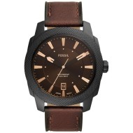 FS5972 Fossil Machine Three‑Hand Date Dark Brown LiteHide Leather Watch FS5972 Fossil Machine Three‑Hand Date Dark Brown LiteHide Leather Watch