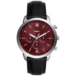 FS6016 Fossil Neutra Chronograph Black LiteHide Leather Watch