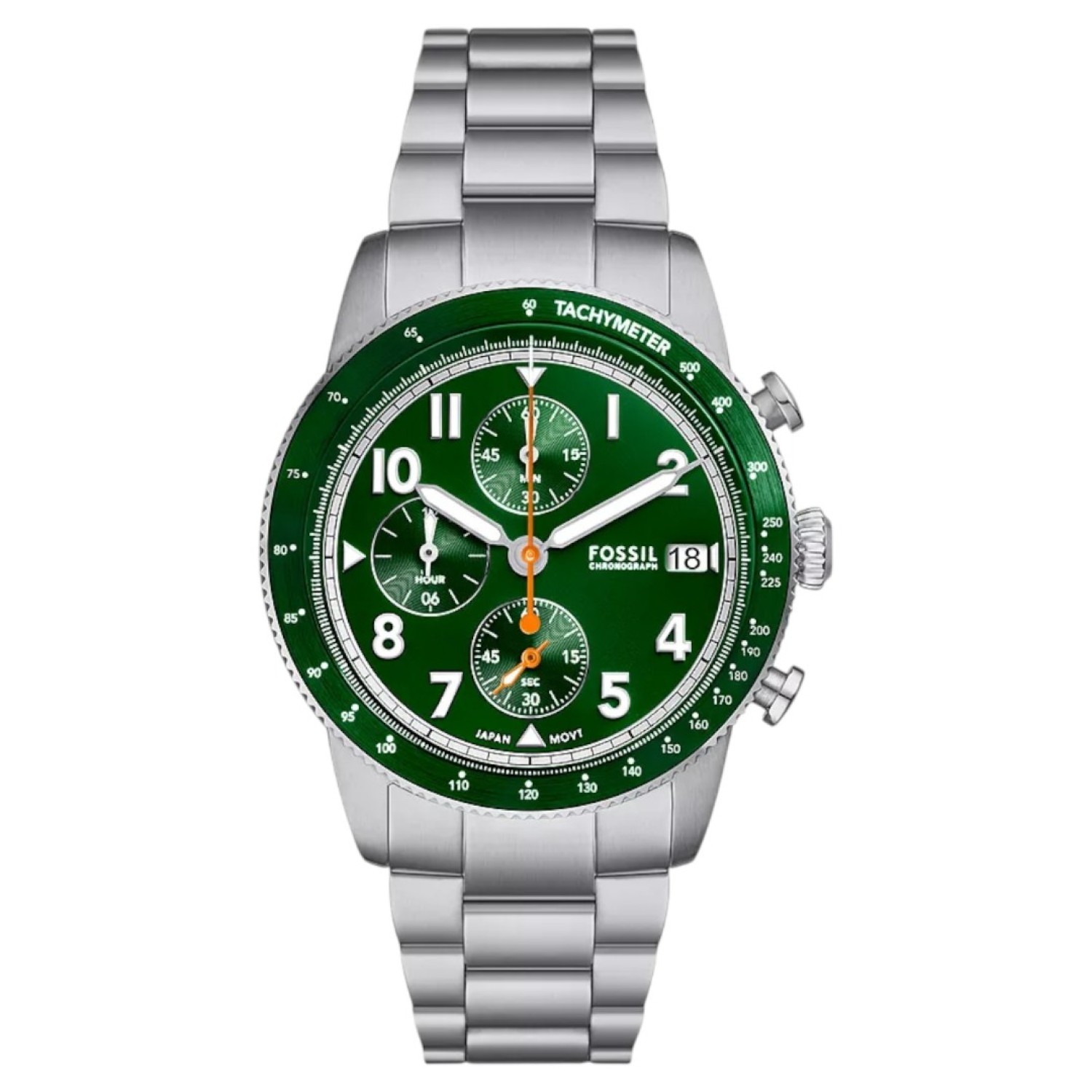 FS6048 Fossil Sport Tourer Chronograph Stainless Steel Watch – Fossil Watches in New Zealand - Buy Men’s and Women’s Watches Online - Free Delivery and Afterpay Options FS6048 Fossil Sport Tourer Chronograph Stainless Steel Watch by Fossil