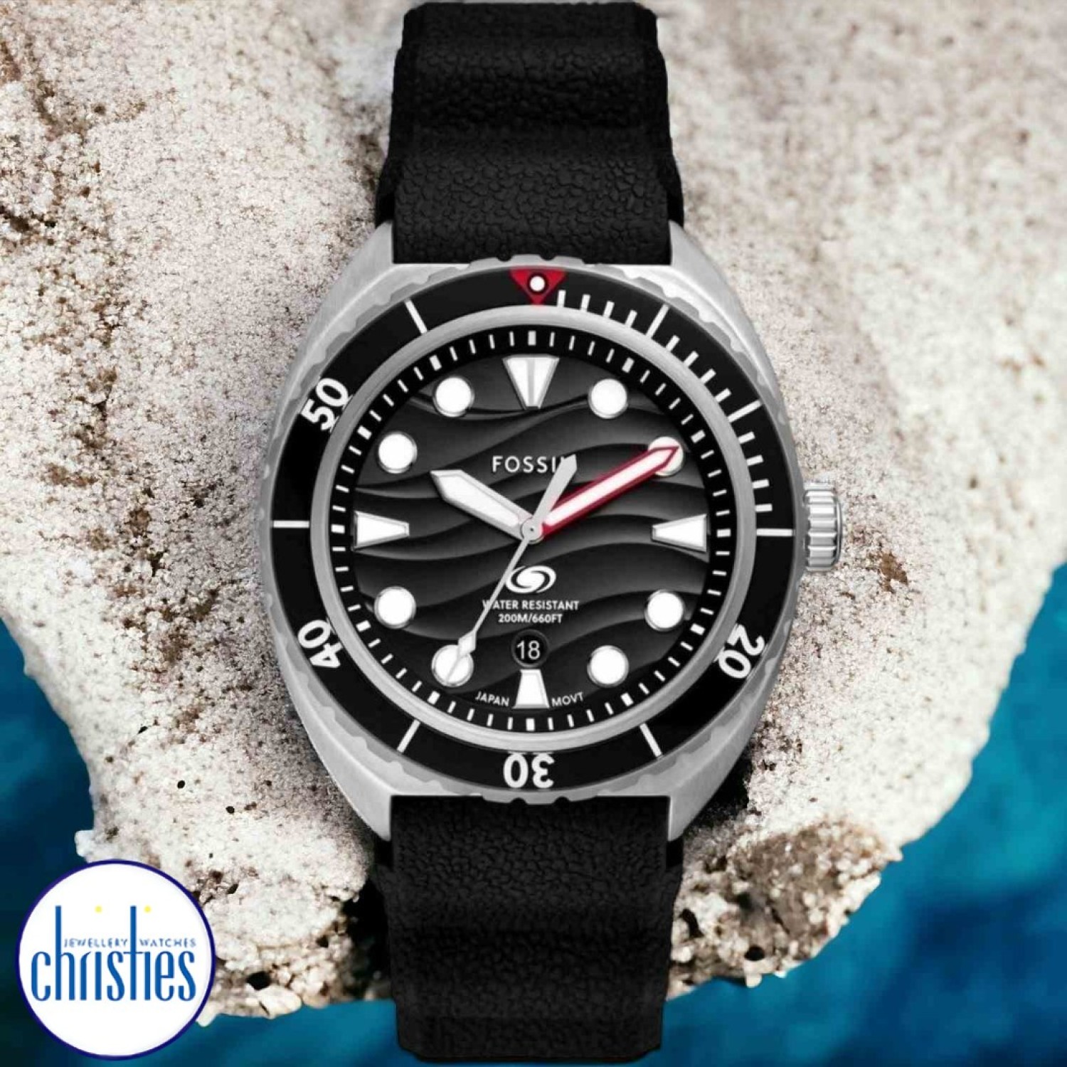 Christies Jewellery - FS6062 Fossil Breaker Black Dial Watch Watches Auckland NZ FS6062 Fossil Breaker Black Dial Watch FS6062 Fossil Watches in New Zealand - Buy Men’s and Women’s Watches Online - Free Delivery and Afterpay Options