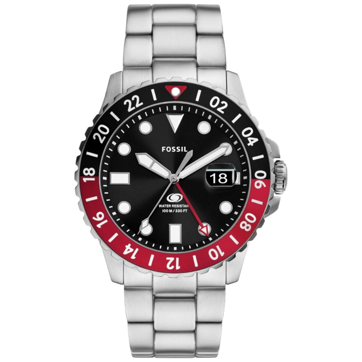 FS6092 Fossil Blue GMT Stainless Steel Watch – Fossil Watches in New Zealand - Buy Men’s and Women’s Watches Online - Free Delivery and Afterpay Options FS6092 Fossil Blue GMT Stainless Steel Watch by Fossil