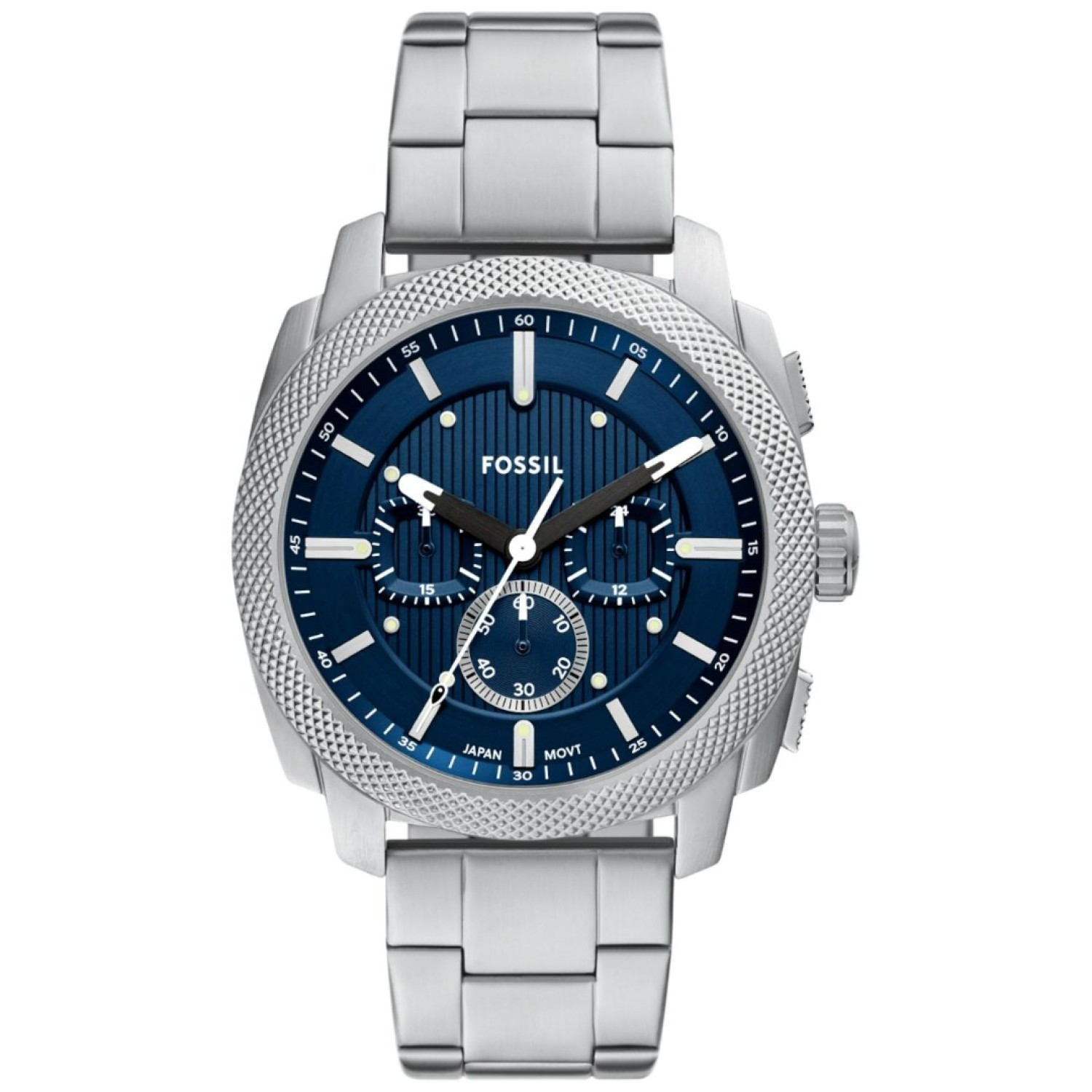 FS6096 Fossil Machine Chronograph Stainless Steel Watch – Fossil Watches in New Zealand - Buy Men’s and Women’s Watches Online - Free Delivery and Afterpay Options FS6096 Fossil Machine Chronograph Stainless Steel Watch by Fossil