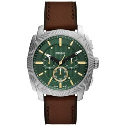 FS6100 Fossil Machine Chronograph Brown Leather Watch