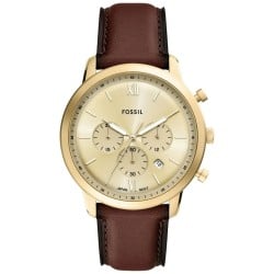 FS6113 Fossil Neutra Chronograph Brown Leather Watch