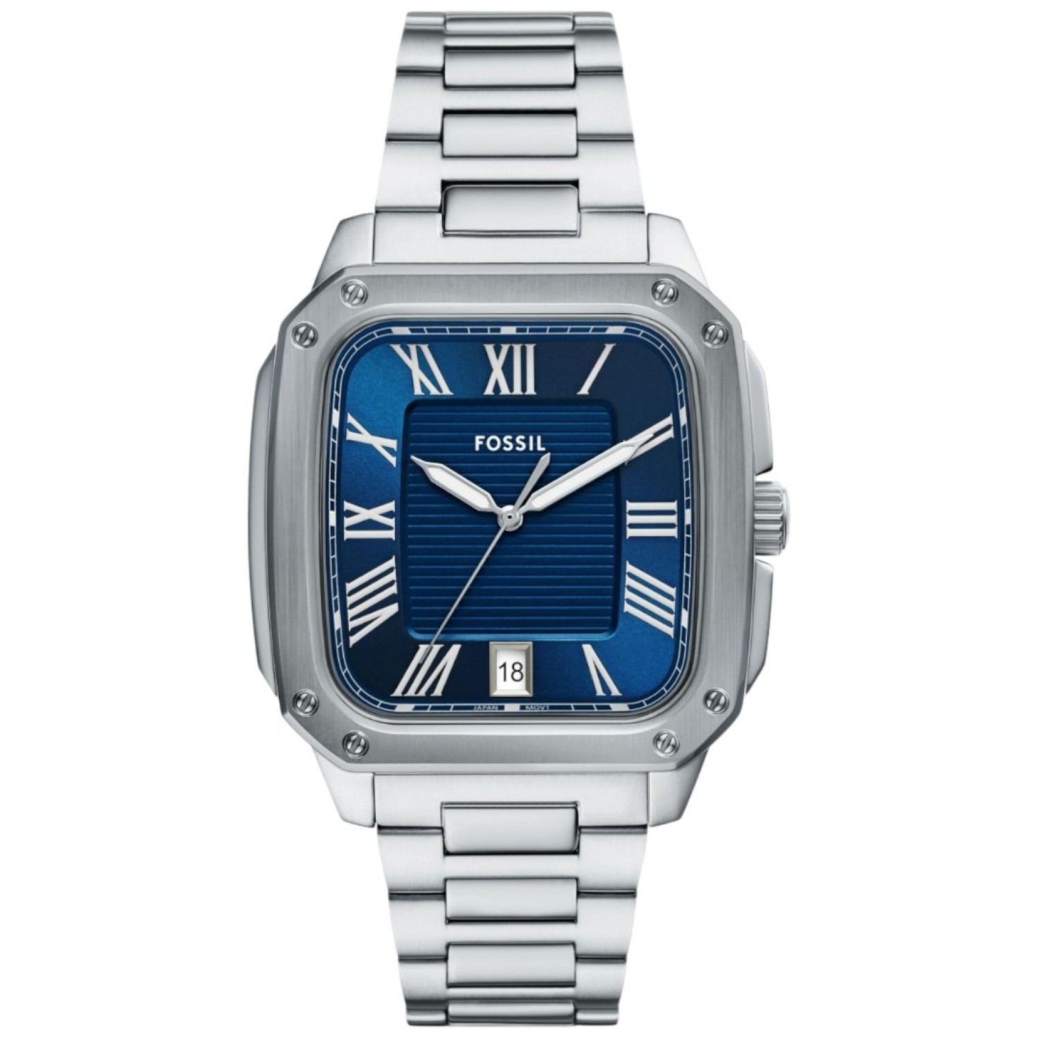 FS6121 Fossil Crosby Three‑Hand Date Stainless Steel Watch – Fossil Watches in New Zealand - Buy Men’s and Women’s Watches Online - Free Delivery and Afterpay Options FS6121 Fossil Crosby Three‑Hand Date Stainless Steel Watch by Fossil