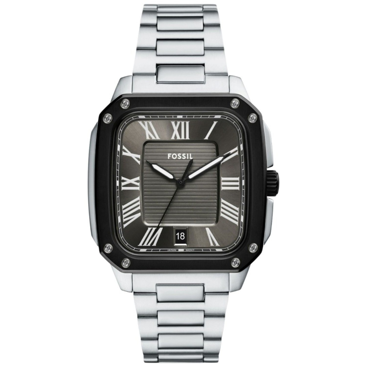 FS6122 Fossil Crosby Three-Hand Date Stainless Steel Watch – Fossil Watches in New Zealand - Buy Men’s and Women’s Watches Online - Free Delivery and Afterpay Options FS6122 Fossil Crosby Three-Hand Date Stainless Steel Watch by Fossil