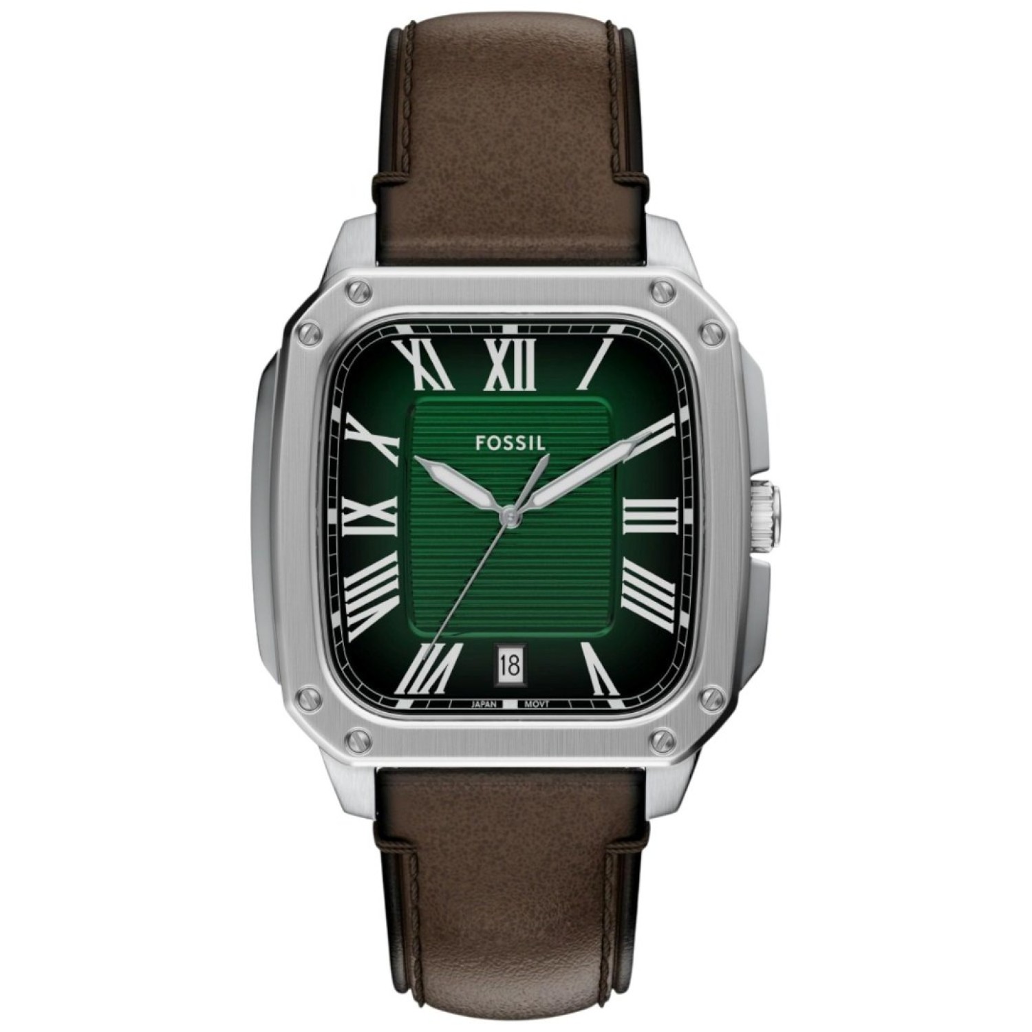 FS6150 Fossil Crosby Three-Hand Date Brown Leather Watch – Fossil Watches in New Zealand - Buy Men’s and Women’s Watches Online - Free Delivery and Afterpay Options FS6150 Fossil Crosby Three-Hand Date Brown Leather Watch by Fossil
