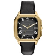 FS6151 Fossil Crosby Three-Hand Date Black Leather Watch FS6151 Fossil Crosby Three-Hand Date Black Leather Watch