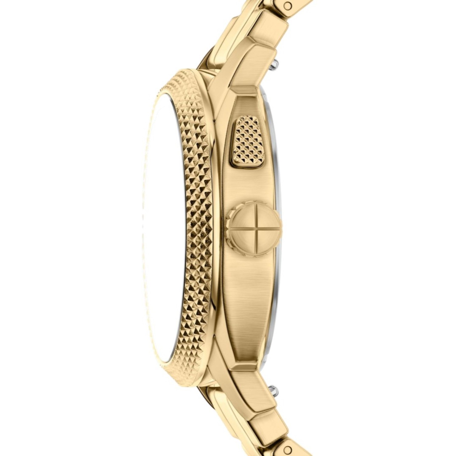 FS6157 Fossil Digital-Analogue Gold-Tone Watch – Fossil Watches in New Zealand - Buy Men’s and Women’s Watches Online - Free Delivery and Afterpay Options FS6157 Fossil Digital-Analogue Gold-Tone Watch by Fossil