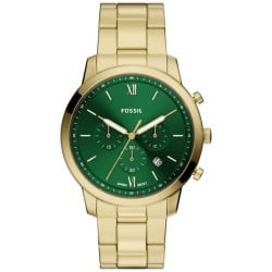 FS6164 Fossil Neutra Chronograph Gold-Tone Grenn Dial Watch  