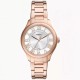 Fossil Gilmore ES5394 Rose Gold Watch Fossil Gilmore ES5394 women's rose gold watch featuring a silver dial and date window