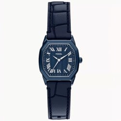 Fossil Harlow ES5481 27mm Navy Leather Watch
