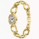 Fossil Harlow ES5483 Mini 20mm Gold-Tone watch with cream dial and link style strap