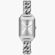 Fossil Raquel ES5477 23mm Stainless Steel Watch Fossil Raquel ES5477 23mm silver stainless steel watch with rectangular dial
