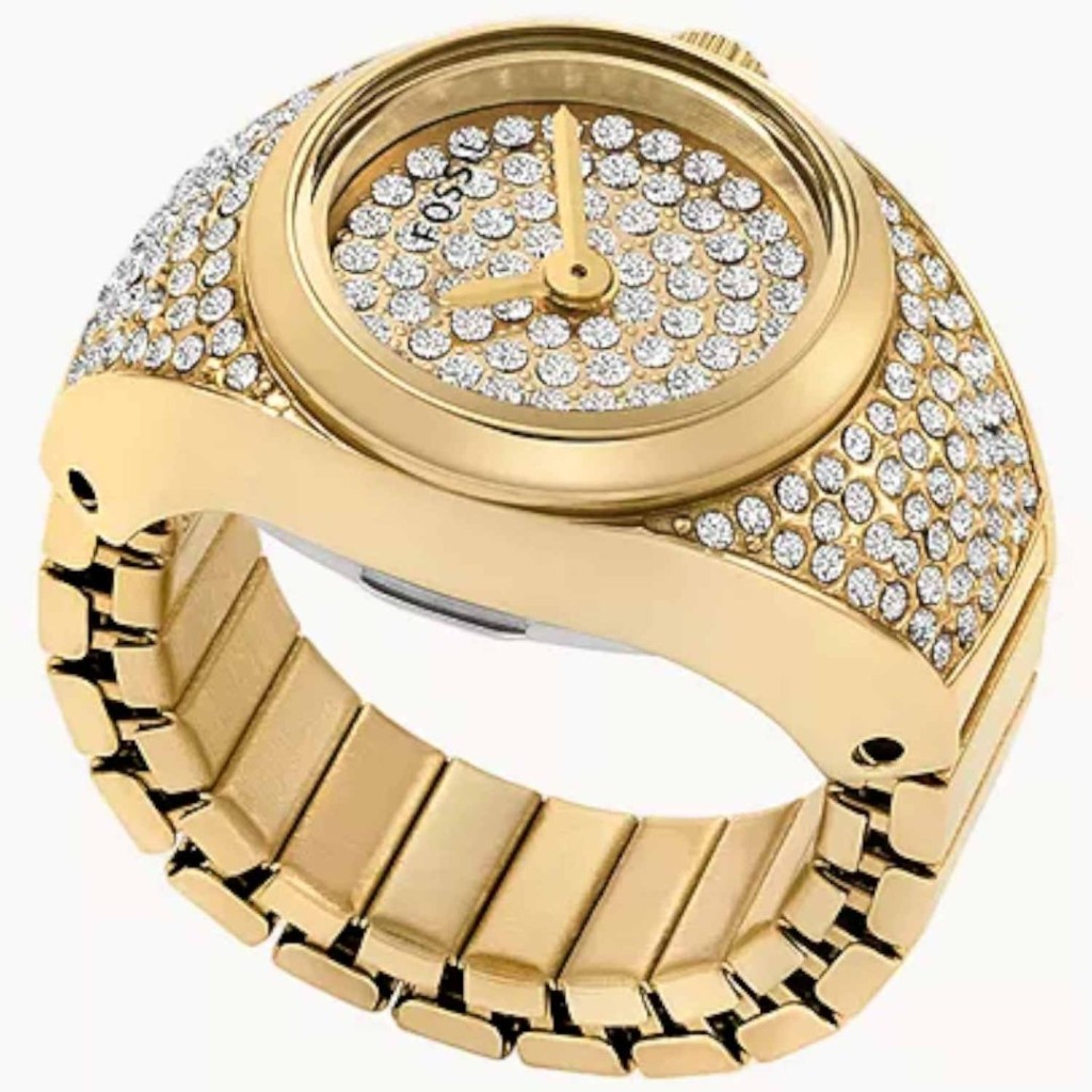 FOSSIL　WATCH RING　ES5392 Fossil Raquel Watch Ring ES5392 Gold Tone | Christies NZ