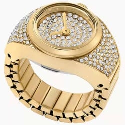Fossil Raquel Watch Ring Gold Tone - ES5392
